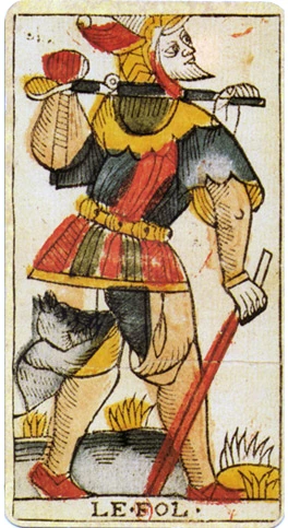 El Loco, carta del Tarot de Marsella de Jean Dodal
