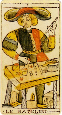 I · El Mago, carta del Tarot de Marsella de Jean Dodal